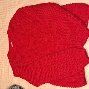 Philosophy Red Sweater. Large